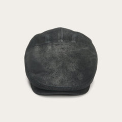 Hood Weathered Leather Ivy Cap Black | Men/Women Stetson Caps & Truckers