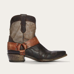 Jade Harness Ankle Boot Brown | Women Stetson Shorties