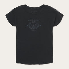 John B. Stetson Eagle Graphic Tee Black | Women Stetson Tees