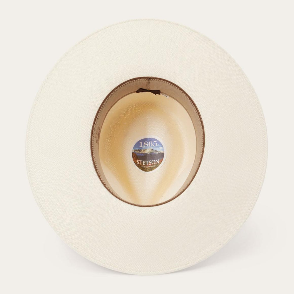 JW Marshall Straw Flat Brim Hat Natural | Men/Women Stetson Fedora