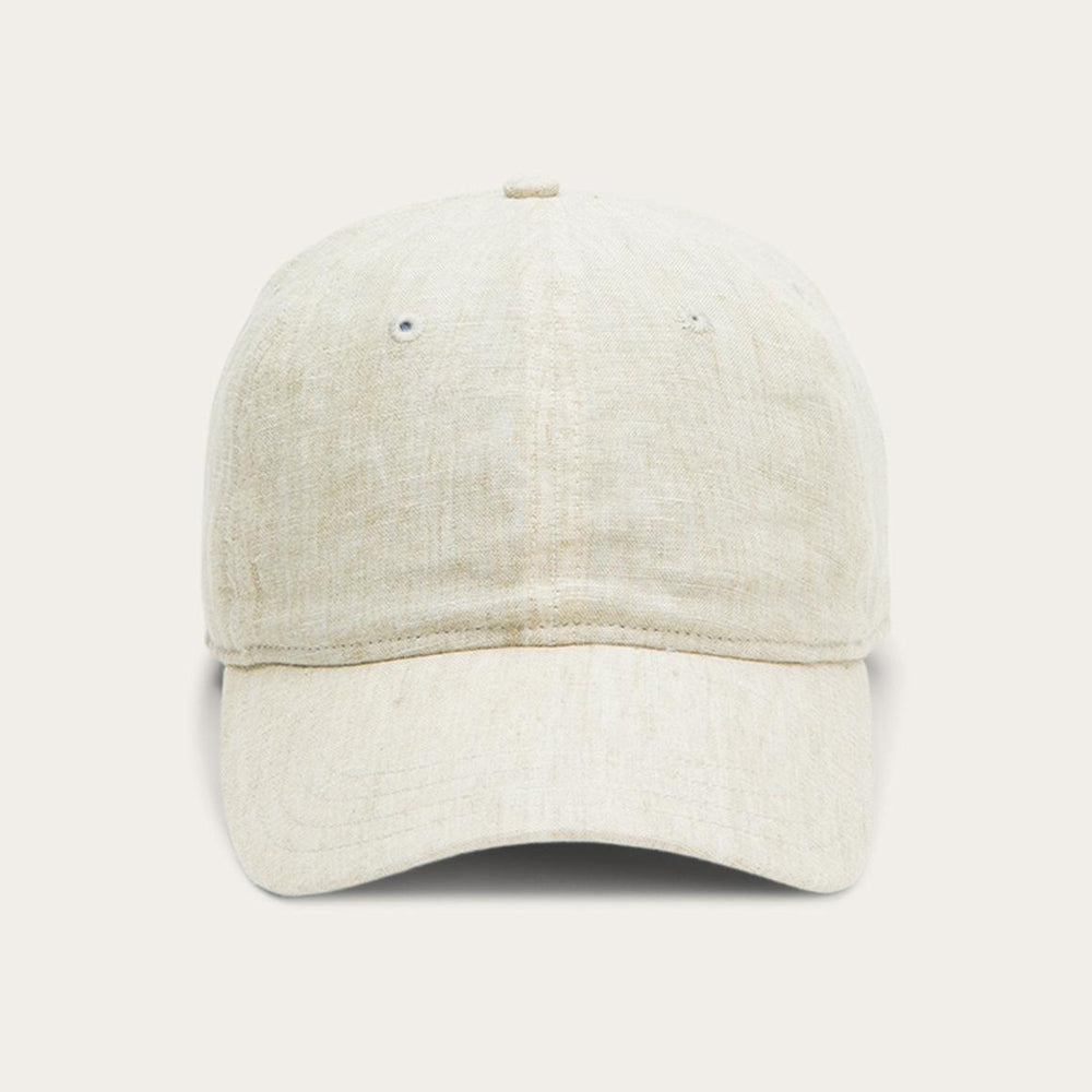 Linen Baseball Cap Beige | Men/Women Stetson Caps & Truckers