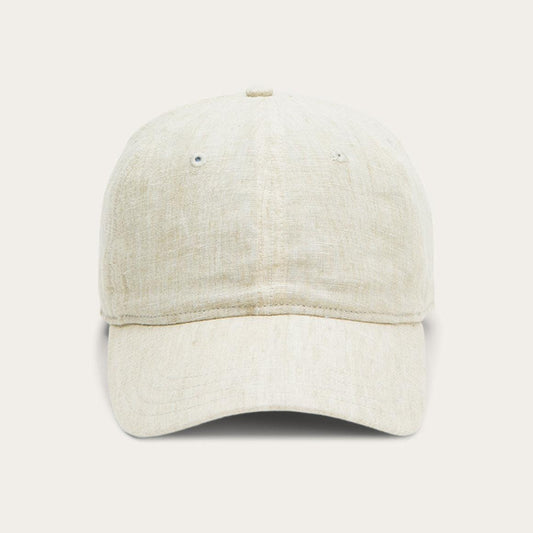 Linen Baseball Cap Beige | Men/Women Stetson Caps & Truckers