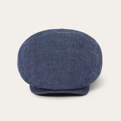 Linen Driver Cap Blue | Men/Women Stetson Caps & Truckers