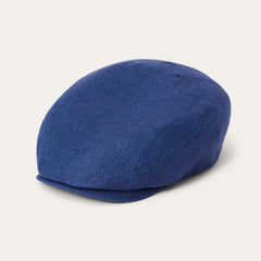 Linen Driver Cap Navy | Men/Women Stetson Caps & Truckers
