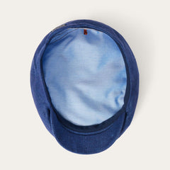 Linen Driver Cap Navy | Men/Women Stetson Caps & Truckers