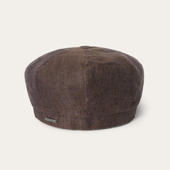 Linen Hatteras Cap Brown | Men/Women Stetson Caps & Truckers