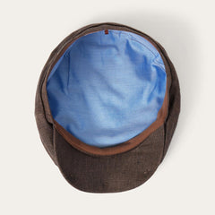 Linen Hatteras Cap Brown | Men/Women Stetson Caps & Truckers