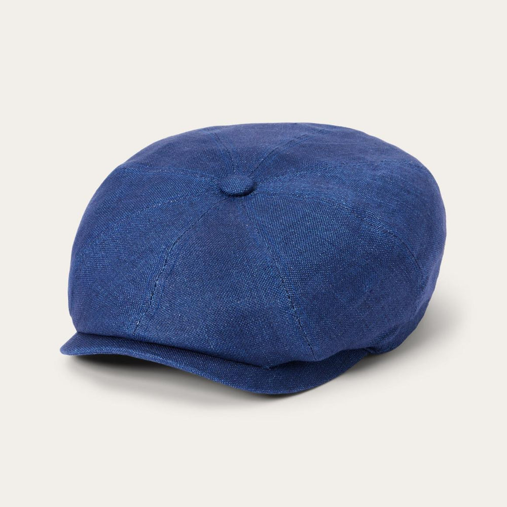Linen Hatteras Cap Navy | Men/Women Stetson Caps & Truckers