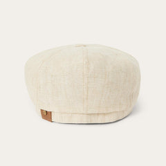 Linen Hatteras Newsboy Beige | Men/Women Stetson Caps & Truckers