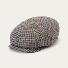 Linen/Cotton Houndstooth Hatteras Multicolor Houndstooth | Men/Women Stetson Caps & Truckers