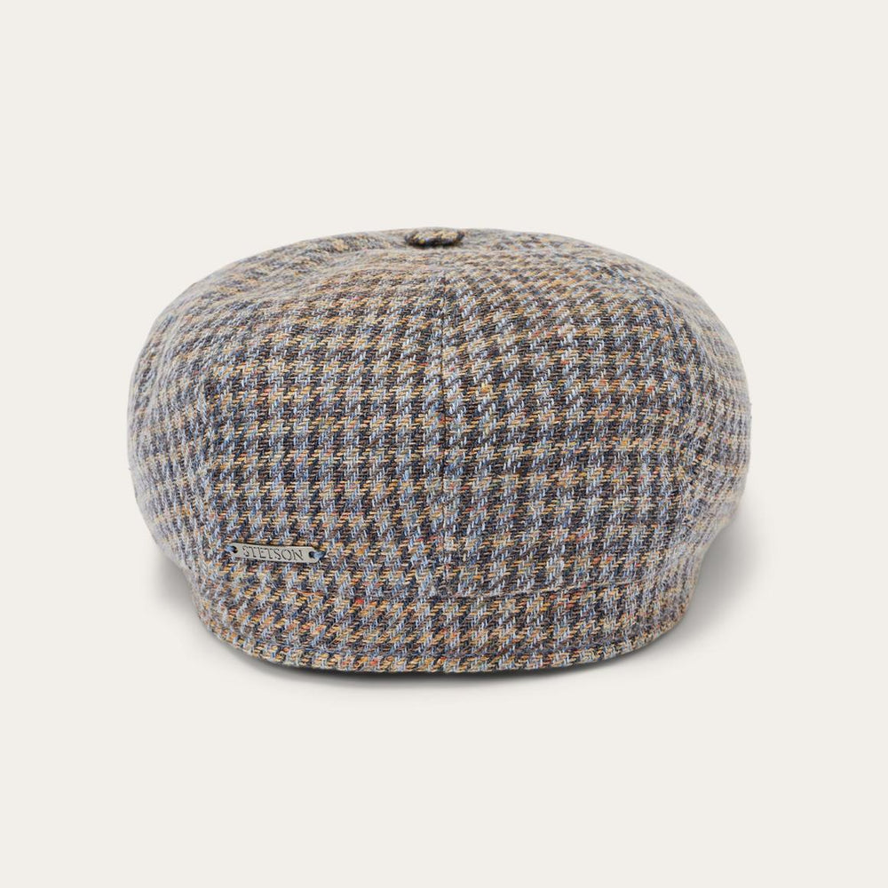 Linen/Cotton Houndstooth Hatteras Multicolor Houndstooth | Men/Women Stetson Caps & Truckers