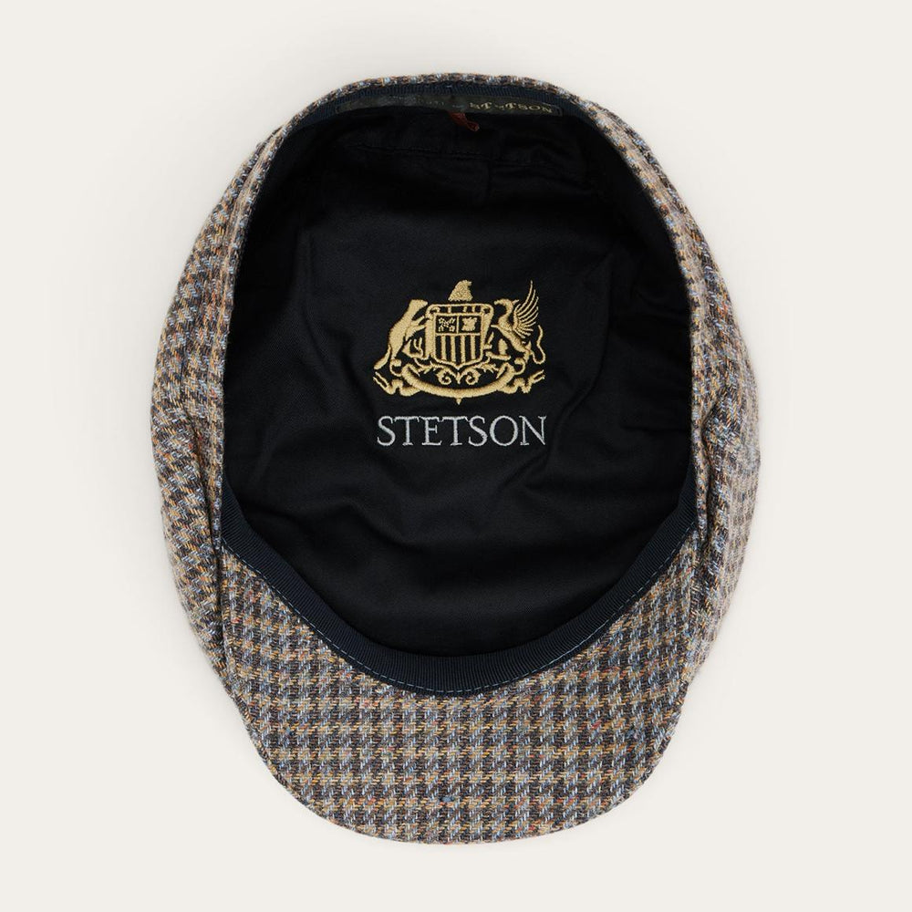 Linen/Cotton Houndstooth Hatteras Multicolor Houndstooth | Men/Women Stetson Caps & Truckers