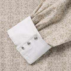 Medallion Print Western Shirt Brown | Men Stetson Classic Cut