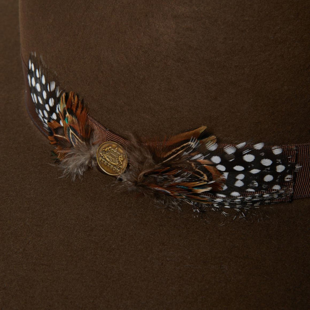 Midtown Wide Flat Brim Hat Oak | Men/Women Stetson Fedora