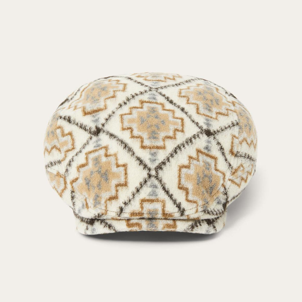 Navajo Jersey Driver Cap Off White / Beige | Men/Women Stetson Caps & Truckers