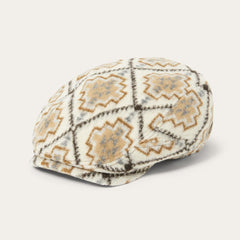 Navajo Jersey Driver Cap Off White / Beige | Men/Women Stetson Caps & Truckers