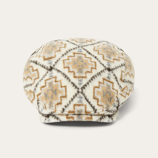 Navajo Jersey Driver Cap Off White / Beige | Men/Women Stetson Caps & Truckers