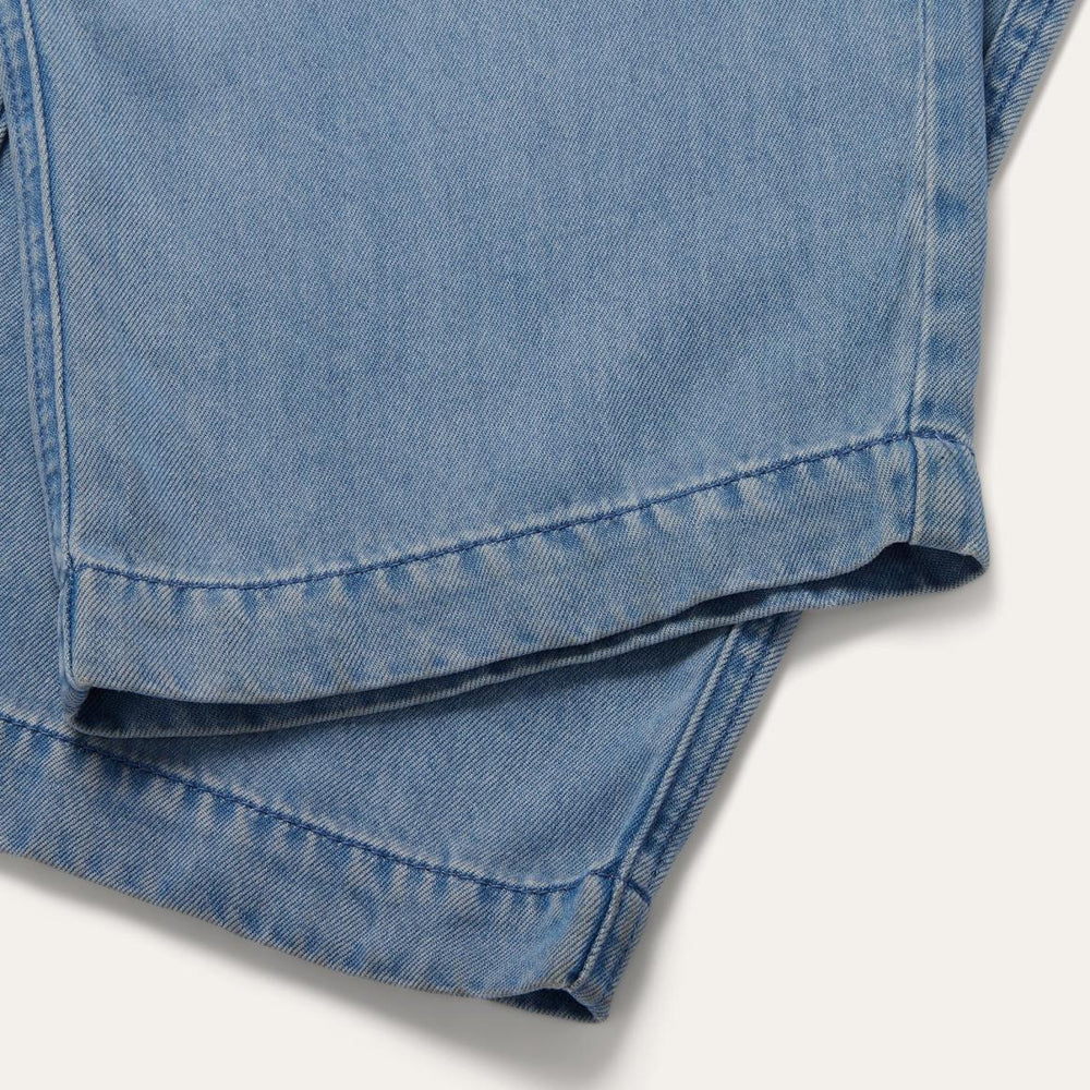 Notch Collar Jumpsuit Blue | Women Stetson Jumpsuits