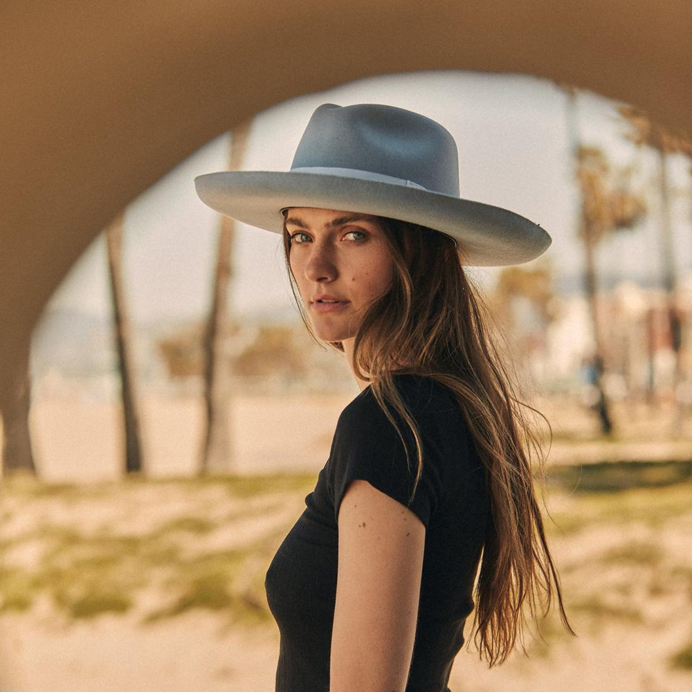 Oceanus Fedora Light Grey | Men/Women Stetson Fedora