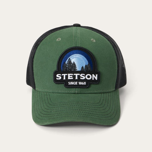 Olive Sunset Trucker Cap Olive | Men/Women Stetson Caps & Truckers