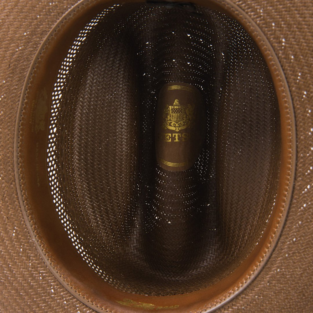 Open Road Vented Straw Cowboy Hat Chocolate | Men/Women Stetson Fedora