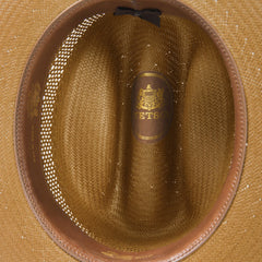 Open Road Vented Straw Cowboy Hat Cognac | Men/Women Stetson Western