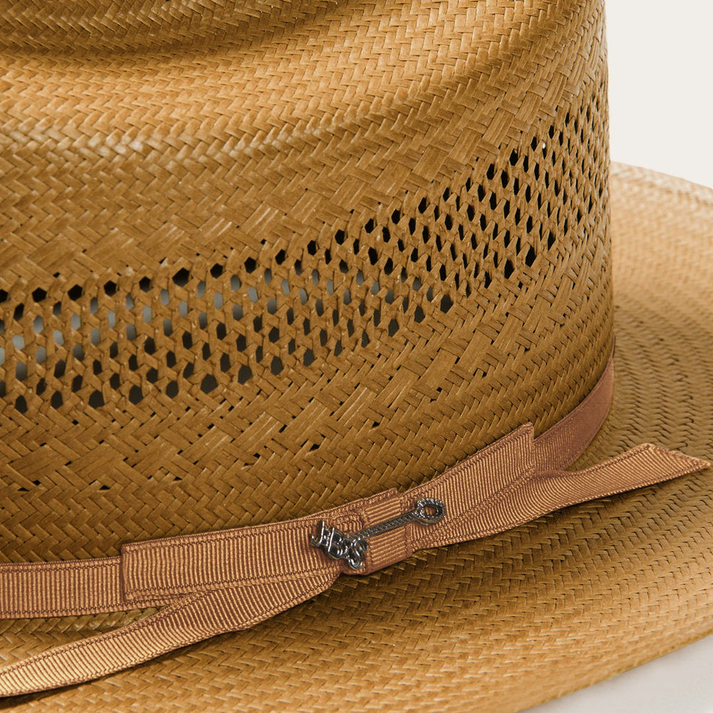 Open Road Vented Straw Cowboy Hat Cognac | Men/Women Stetson Western