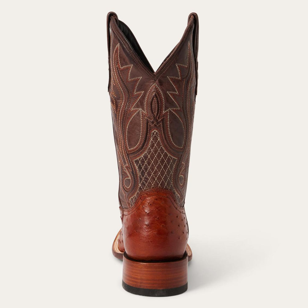 Ozzy Ostrich Boot Brown | Men Stetson Exotics