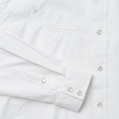 Pin Point Oxford Shirt White | Men Stetson Classic Cut