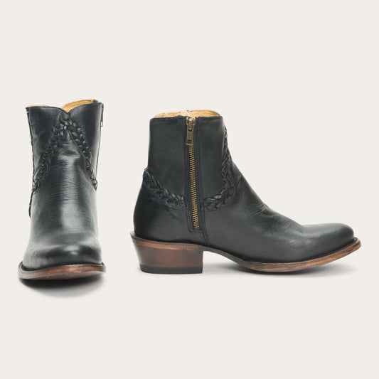 Pixie Boots Black | Women Stetson Shorties