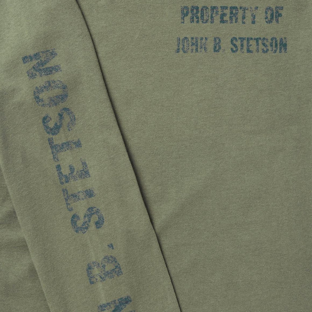 Property Of John B Stetson Tee Green | Men Stetson Tees