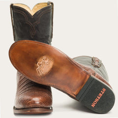 Puncher Exotic Boots Brown | Men Stetson Ropers