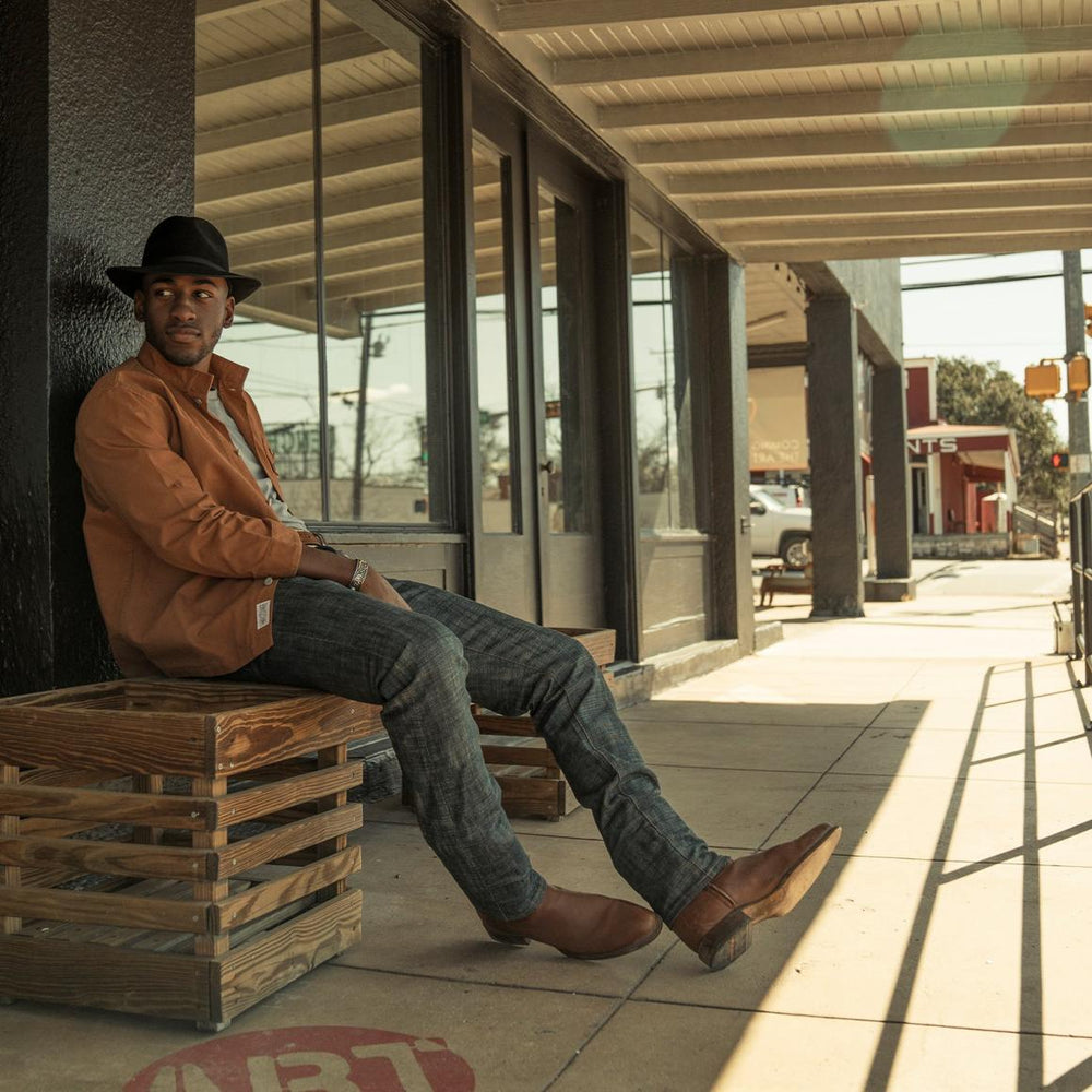 Rancher Zip Roper Burnished Cognac | Men Stetson Ropers