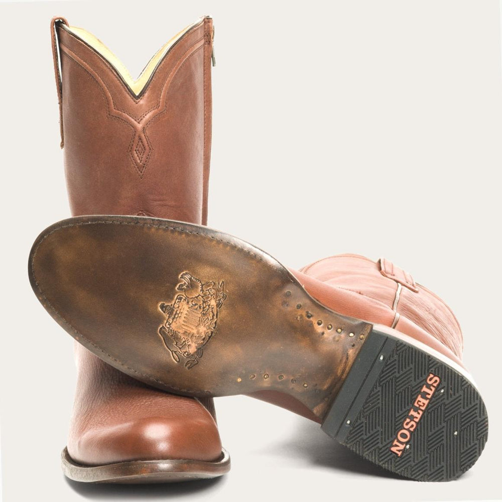 Rancher Zip Roper Burnished Cognac | Men Stetson Ropers