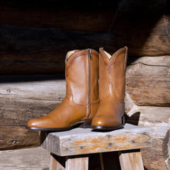 Rancher Zip Roper Burnished Tan | Men Stetson Western