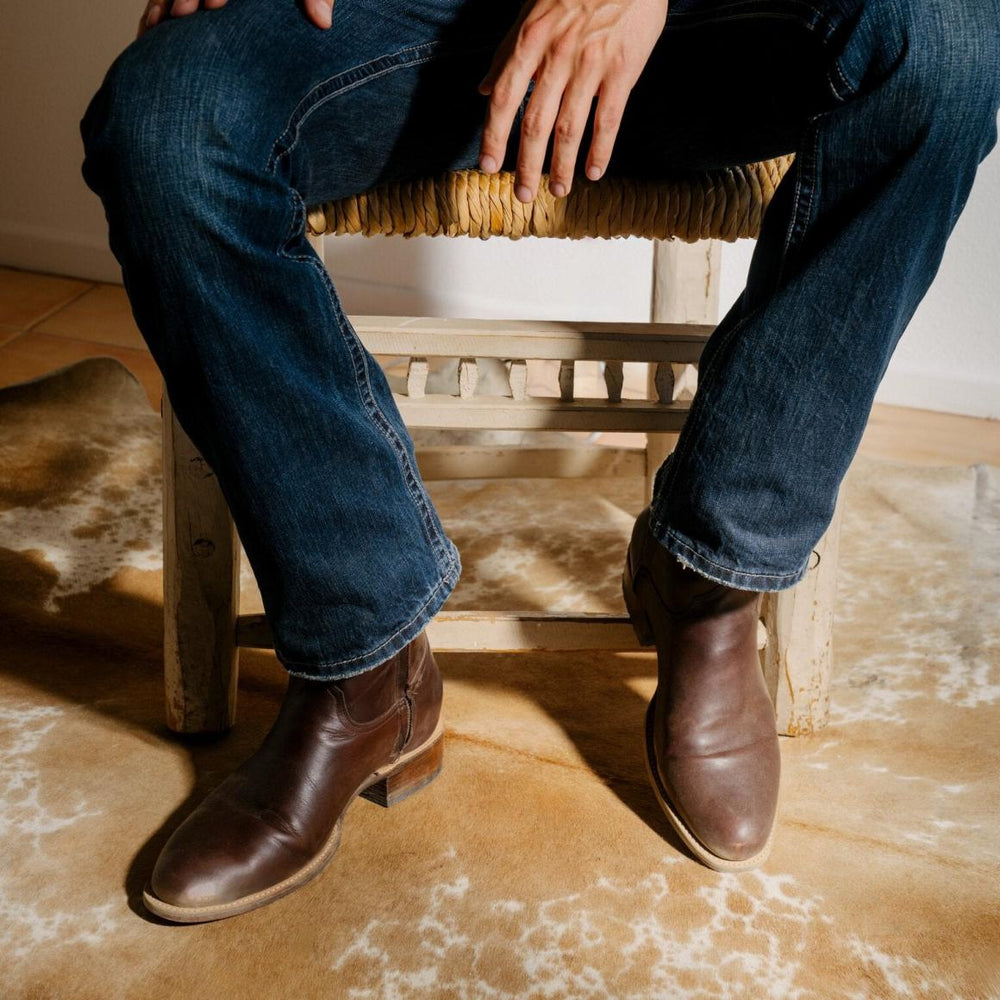 Rancher Zip Roper Oiled Oxblood | Men Stetson Ropers