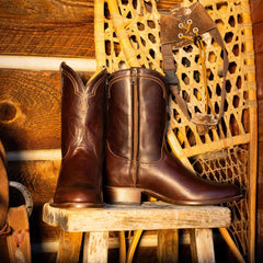 Rancher Zip Roper Oiled Oxblood | Men Stetson Ropers