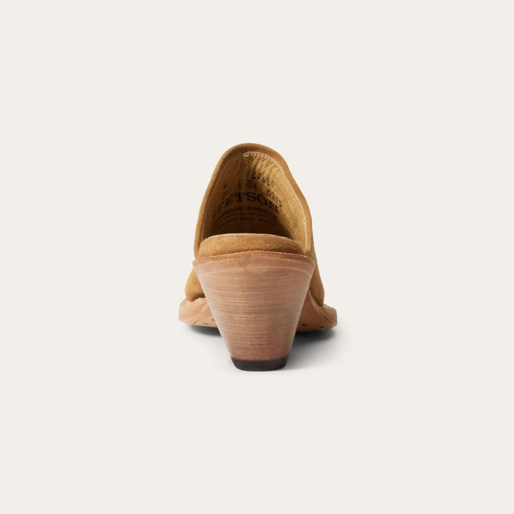 Reed Western Mules Tan | Women Stetson Mules