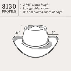 Royal Flush 10X Straw Cowboy Hat Natural | Men/Women Stetson Western