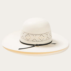 Saddleman 10X Open Crown Straw Cowboy Hat Natural | Men/Women Stetson Western