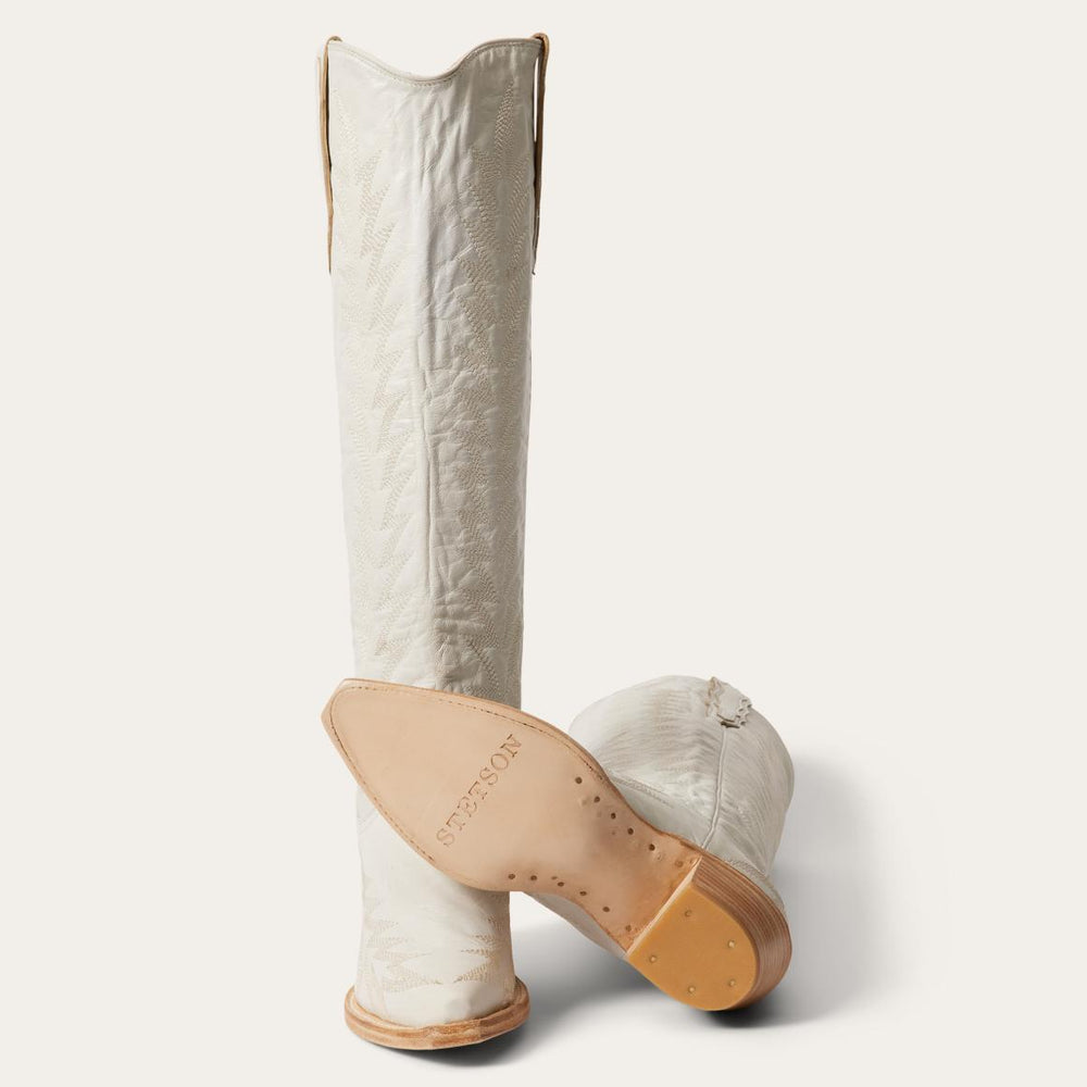 Sarah Boots White | Women Stetson Western