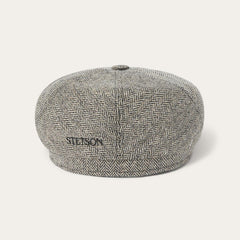 Silk Six-Panel Cap Black/brown Herringbone | Men/Women Stetson Caps & Truckers