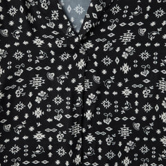 Southwestern Ditzy Print Blouse Black | Women Stetson Blouses
