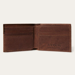Steer Head Bi-Fold Wallet Brown | Men Stetson Wallets