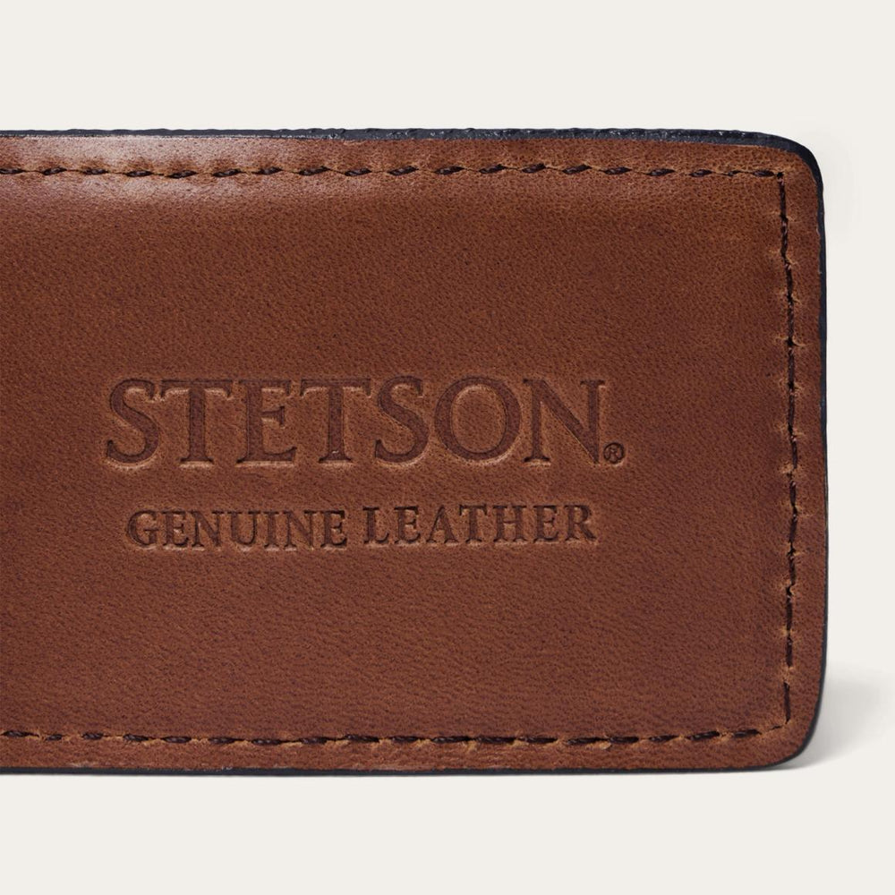 Steer Head Money Clip Brown | Men Stetson Wallets