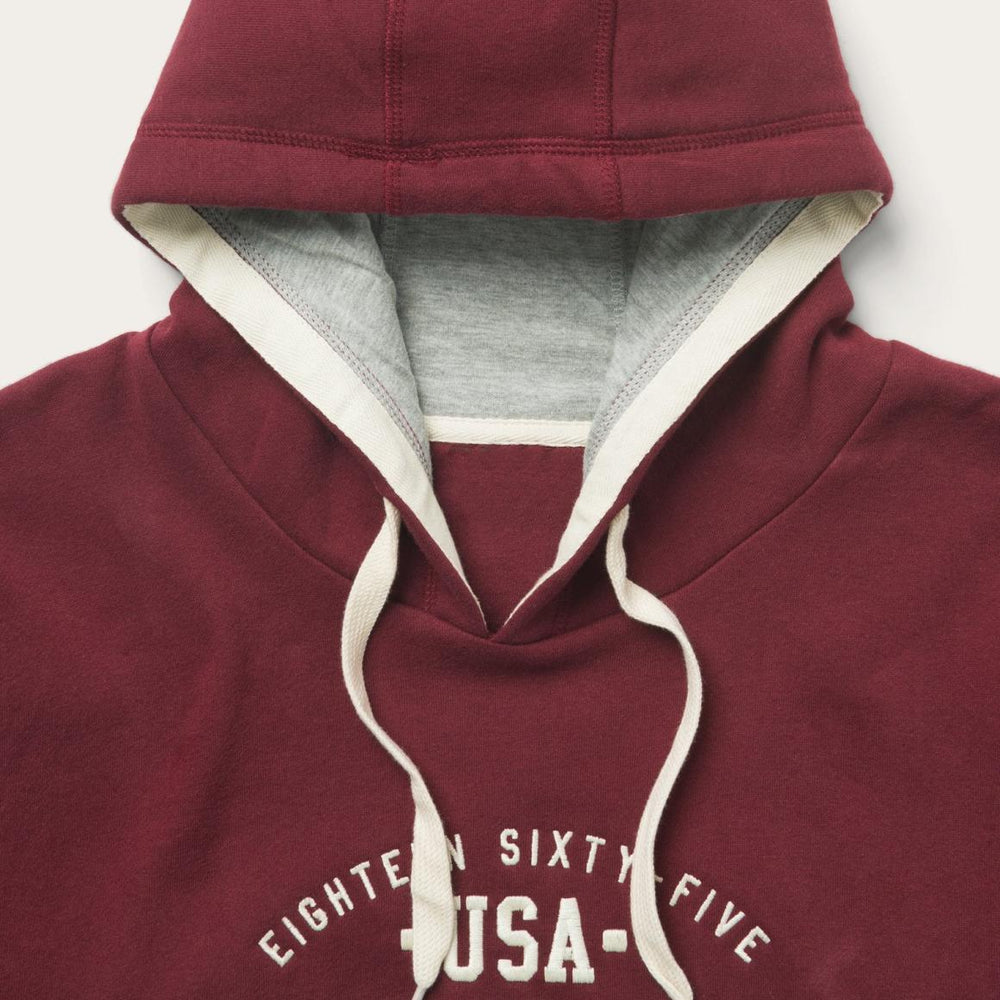 Stetson Hooded Sweatshirt Red | Men Stetson Sweaters & Hoodies
