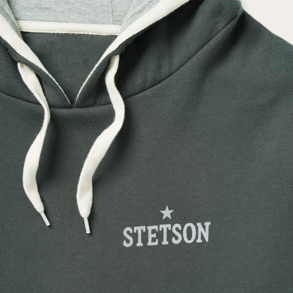 Stetson Hoodie Star Left Chest Blue | Men Stetson Sweaters & Hoodies