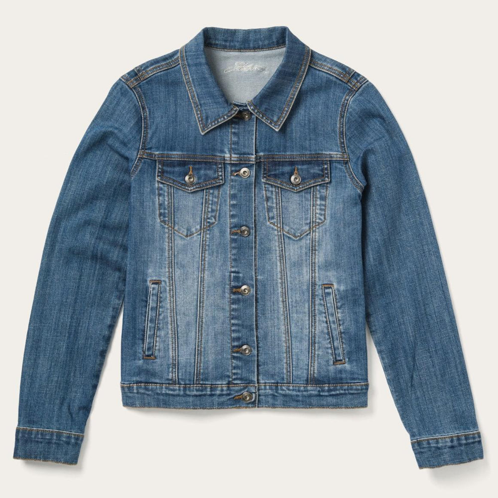 Stetson Stretch Denim Jacket Blue | Women Stetson Jackets