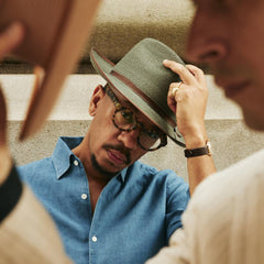 Stratoliner Hemp Fedora Sage | Men/Women Stetson Fedora