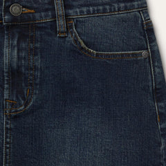 Stretch Denim 5-Pocket Skirt Blue | Women Stetson Skirts & Shorts